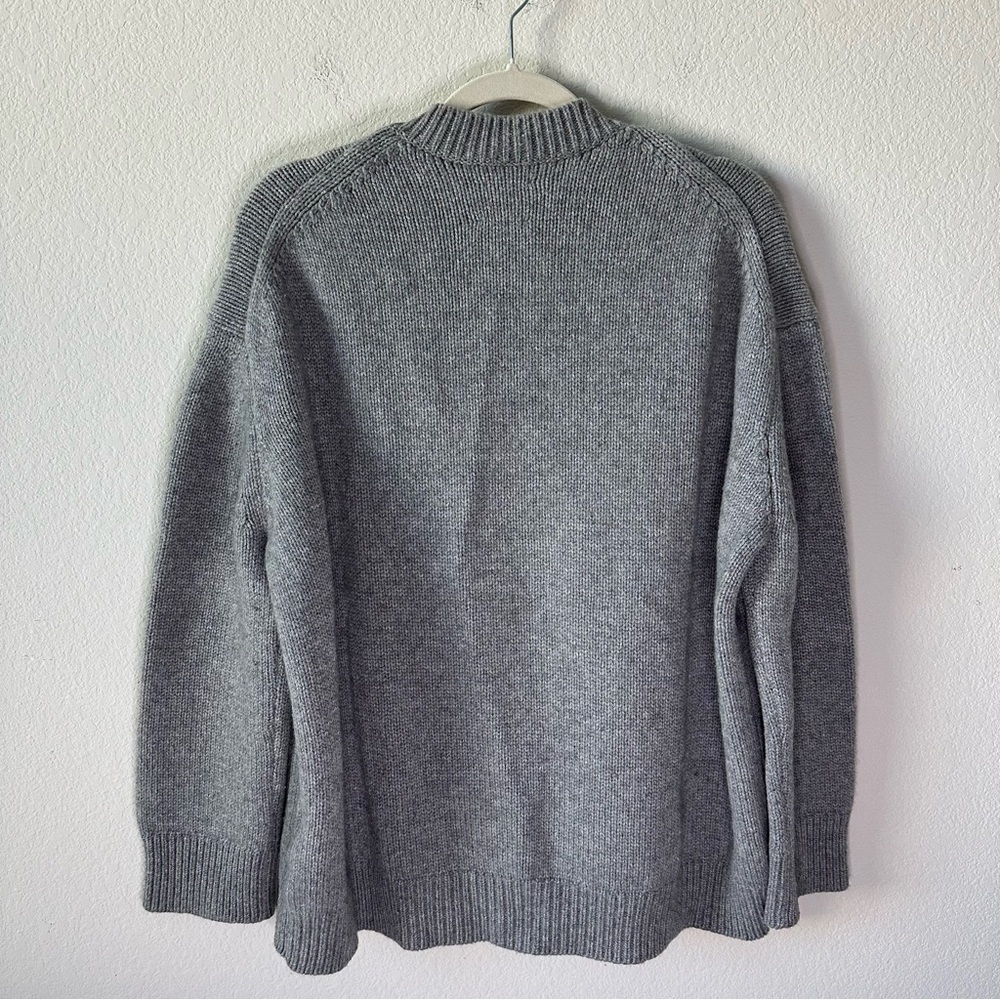 ANINE BING Rosie Gray Pullover Knit Cashmere Sweater SZ S - Picture 8 of 9